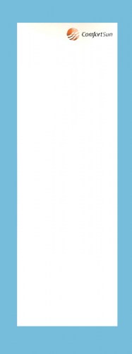 ComfortSun Infrarot Bad Heizplatte reinweiß